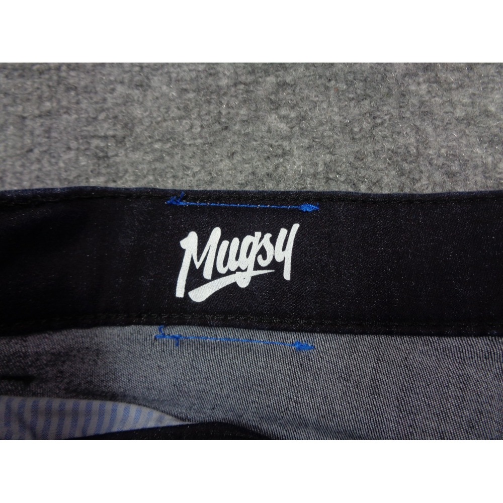 Mugsy Darkest Blues Jeans Men's 36x30 Blue Denim Stretch Comfort Dark Wash - Picture 8 of 13